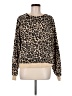 Maeve Animal Print Tan Pullover Sweater Size M - photo 1