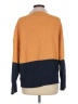 Free Assembly Color Block Tan Turtleneck Sweater Size M - photo 2