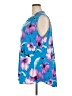 Honeyme Blue Sleeveless Blouse Size XXXL - photo 5