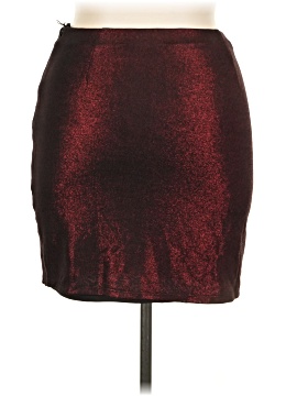 by the way. Faux Leather Skirt (view 2)