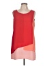 BCBGMAXAZRIA 100% Polyester Color Block Red Casual Dress Size 10 - photo 1