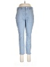 Ann Taylor LOFT Solid Blue Jeans Size 12 (petite) - photo 1