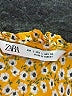 Zara Yellow Long Sleeve Blouse Size L - photo 7