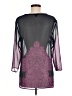 Ann Taylor 100% Polyester Purple 3/4 Sleeve Blouse Size M - photo 2