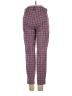 J.Crew Plaid Burgundy Casual Pants Size 4 - photo 2