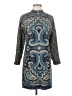 ETRO 100% Wool Paisley Blue Casual Dress Size EU (IT) 40 / US 4 - photo 1