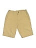 Crewcuts 100% Polyester Solid Yellow Ivory Khaki Shorts Size 10 - photo 1