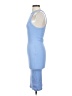 Zara Solid Blue Cocktail Dress Size S - photo 5