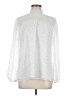 White House Black Market 100% Polyester White Long Sleeve Blouse Size M - photo 1