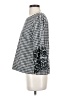 J.Crew Houndstooth Silver 3/4 Sleeve Blouse Size 2 - photo 5