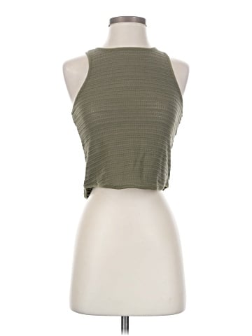 Madewell Crochet-Knit Cutaway Tank (view 1)