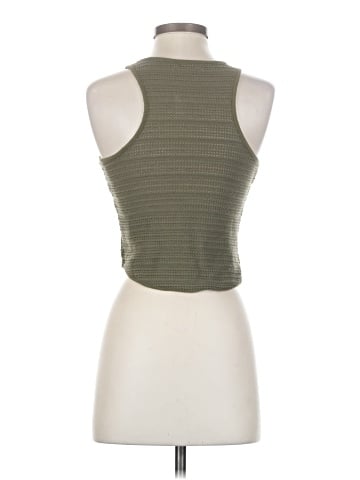 Madewell Crochet-Knit Cutaway Tank (view 2)