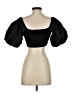 Zara Black Short Sleeve Top Size S - photo 2