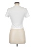 Shein Ivory Short Sleeve Turtleneck Size 6 - photo 2