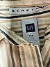 Gap Outlet Stripes Tan Long Sleeve Blouse Size L - photo 7
