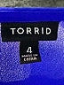 Torrid 100% Polyester Blue Short Sleeve Blouse Size 4X Plus (4) - photo 7
