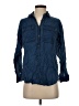 J.Crew 100% Cotton Blue 3/4 Sleeve Button-Down Shirt Size 0 - photo 1
