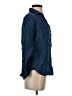 J.Crew 100% Cotton Blue 3/4 Sleeve Button-Down Shirt Size 0 - photo 4