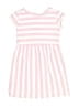 Carter's 100% Cotton Stripes Pink Dress Size 4T - photo 1