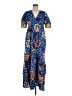 Tabitha Brown for Target 100% Cotton Blue Casual Dress Size 8 - photo 1