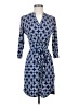 JM Collection Argyle Blue Casual Dress Size 2 (petite) - photo 1