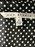 Max Studio 100% Polyester Polka Dots Black Casual Dress Size S - photo 7