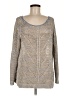 John Paul Richard Tweed Tan Pullover Sweater Size M (estimated) - photo 1