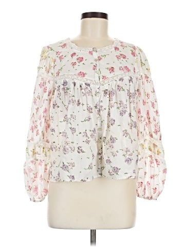 LoveShackFancy 3/4 Sleeve Blouse (view 1)