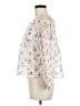 LoveShackFancy 100% Cotton White 3/4 Sleeve Blouse Size M - photo 5