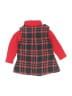 Assorted Brands 100% Acrylic Plaid Red Dress Size 2T - photo 2
