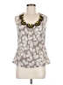 Boden 100% Cotton Gray Sleeveless Blouse Size 6 - photo 1