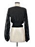 Lulus 100% Polyester Black Long Sleeve Blouse Size S - photo 1