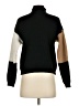 Shein Color Block Tan Turtleneck Sweater Size S - photo 2