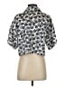 Zara 100% Polyester Ivory Short Sleeve Blouse Size S - photo 2