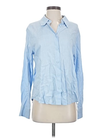 Lulus Long Sleeve Button-Down Shirt (view 1)