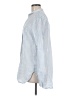 Gap 100% Linen Stripes Blue Long Sleeve Button-Down Shirt Size M (tall) - photo 5