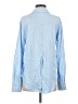 Lulus Blue Long Sleeve Button-Down Shirt Size S - photo 2