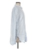 Gap 100% Linen Stripes Blue Long Sleeve Button-Down Shirt Size M (tall) - photo 4