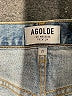 AGOLDE 100% Cotton Graphic Blue Jeans Size 27 waist - photo 7