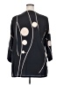Unbranded Polka Dots Graphic Black 3/4 Sleeve Blouse Size XXL - photo 2