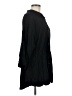 L Space 100% Rayon Black 3/4 Sleeve Button-Down Shirt Size M - photo 4