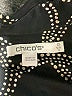 Chico's Black 3/4 Sleeve Button-Down Shirt Size S - photo 7