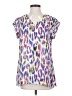 CAbi 100% Polyester Purple Short Sleeve Blouse Size S - photo 1
