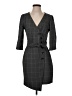MNG Plaid Gray Casual Dress Size 4 - photo 1