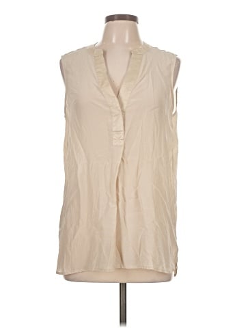 Banana Republic Factory Store Sleeveless Button-Down Shirt (view 1)