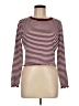 Ultra Flirt Burgundy White Pullover Sweater Size M - photo 1