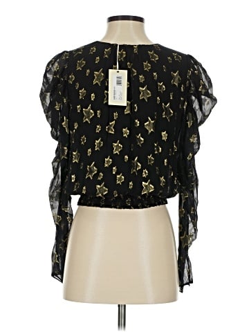 Ramy Brook 3/4 Sleeve Silk Top (view 2)