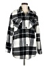 Thread & Supply 100% Polyester Plaid Gray Coat Size M - photo 1