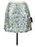 Lulus 100% Polyester Metallic Silver Casual Skirt Size S - photo 1