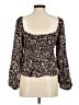 J.Crew 100% Viscose Pink Long Sleeve Blouse Size M - photo 2